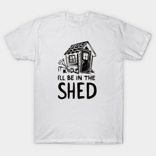 Fathers Day Worlds Best Dad Father Birthday Gift For Daddy Shed DIY Workshop Gardener Funny Present Garden Tools T-Shirt